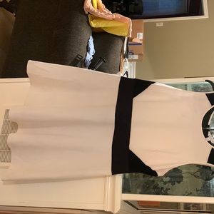 Black and white boutique dress